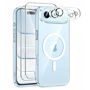 HQSELECTION Coque Magnétique pour Iphone 17 AIR+ 2 Vitre Verres Trempé...