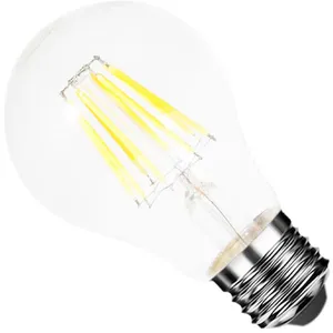 Silumen - Ampoule led E27 Filament 8W 220V cob A60 360° - Blanc FroidVendu paramazon