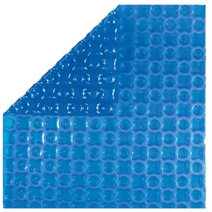 Bâches-Piscines.com Bâche à Bulles Piscine 4,5x3 m OXO Dark Blue 500 microns - Non Bordée - Confection France - Kit oeillets et bâchette de protection