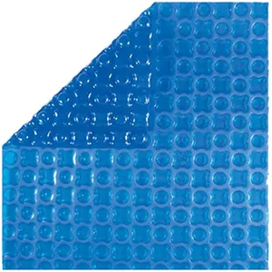 Comparateur de prix : Bâche à Bulles Piscine 10x6 m OXO Dark Blue 500 microns - Non Bordée - Confection France - Kit oeillets et bâchette de protection