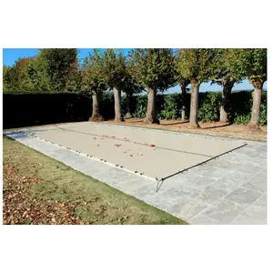 Comparateur de prix : BACHES-PISCINES.COM Bâche d'Hivernage Beige 7,70 x 4,70 m pour Piscine Maximum 7 x 4 m avec Grille Centrale d'Evacuation - Fabrication Française - Direct Usine - 550
