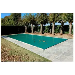 Comparateur de prix : Bâche d'Hivernage - BACHES-PISCINES.COM - 10,70 x 5,70 m - 550 g/m² - Verte - Grille d'Evacuation