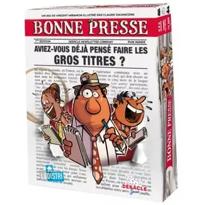 Jeu de société Bonne Presse - Débâcle Jeux Jeu de société - JDJ001 pas cher