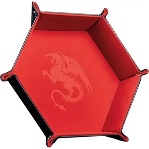 Epic Forge Piste de dés Hexagonale à pressions Dragon Rouge