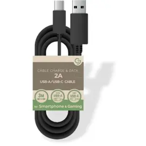 Greenjoy Charge et Data USB Type C 2A 2m Noir pas cher