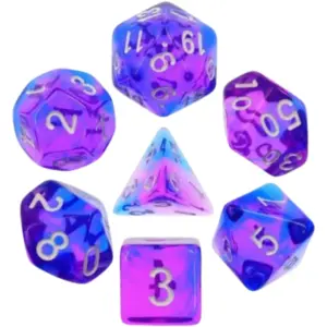 HDB-29 Lot de 7 dés   Indigo Sea  - HD Dice Dés  - TI-EFD0041 