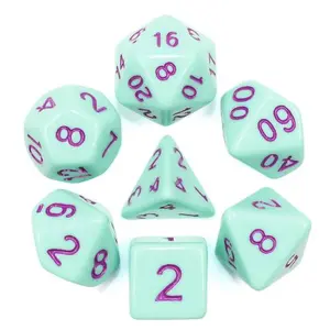Comparateur de prix : Epic Forge Lot de 7 dés multiformat 16mm- Rose Menthe