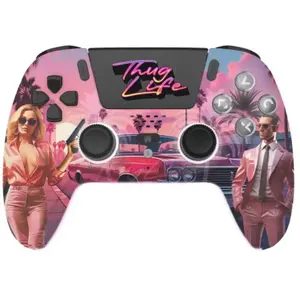 Manette Bluetooth pour PS5 LED - Thug Life pas cher