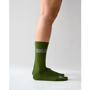 Wilma - Roxane - Chaussettes vélo femme Kaki - 35 - 38 pas cher