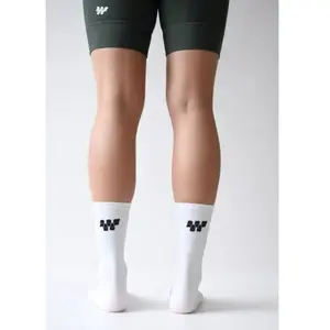 Wilma - Roxane - Chaussettes vélo femme Blanc - 35 - 38 pas cher