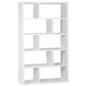 SWEEEK Etagère asymétrique 10 compartiments, blanc