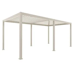 SWEEEK Pergola bioclimatique   triomphe   3x6m. Aluminium. À lames ori... pas cher