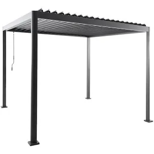 Comparateur de prix : SWEEEK Pergola bioclimatique anthracite aluminium et acier lames orien...