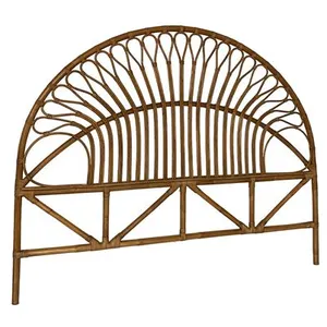 SWEEEK Tête de lit en rotin foncé. L 160 x P3 x H130cm pas cher