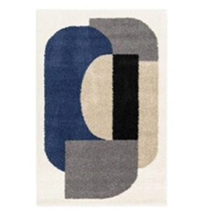 Sweeek Tapis intérieur shaggy motifs géométriques multicolore 120 x 170cm pas cher