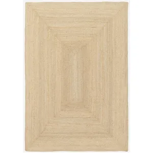 sweeek Tapis intérieur padma rectangulaire jute. naturel. différentes tailles. tissé plat pas cher