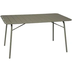 Table de jardin pliante - SWEEEK - Amelia - 140x80cm - 4 places - Traitement antirouille pas cher