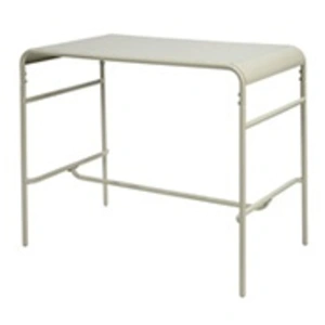 sweeek Table haute de jardin métal 4 places, beigeVendu paramazon