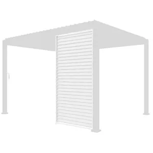 Comparateur de prix : Claustra - SWEEEK - Triomphe - Aluminium - Blanc - 130cm pour pergola 4m