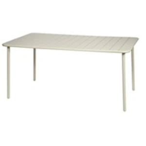 sweeek Table de jardin métal 6-8 places, beige pas cher