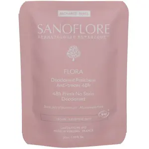 SANOFLORE Déodorant Fraîcheur anti-traces 48h Bio Flora Recharge 50ml