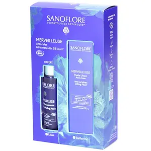 Comparateur de prix : Coffret anti-rides - Merveilleux bio - SANOFLORE - Peau normale