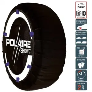 Chaussette neige hiver ultra résistante montage facile pour pneu 180/6...Vendu parcarrefour