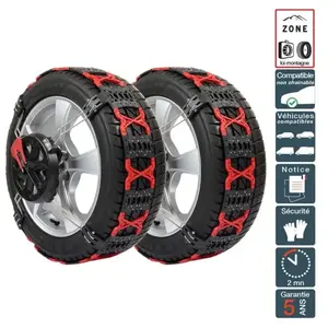 POLAIRE Chaine neige montage frontal et tension automatique pneu 225/40R18Vendu parcarrefour