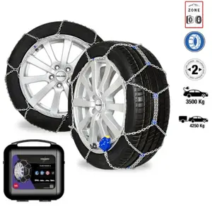 POLAIRE Chaînes neige renforcées 9mm 225/70R15, spécial voitures électriques P... pas cher