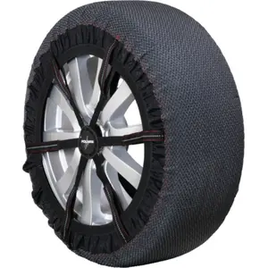 Chaîne neige textile premium haute performance pour pneu 195/60R18 POL...
