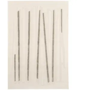 AFK Living Tapis avec effet relief très doux beige 120 x 170 pas cher