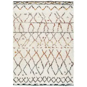 AFK Living Tapis doux et épais de style ethnique 200 x 290 pas cher