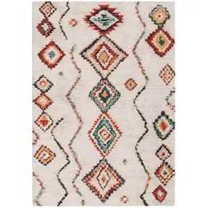 AFK Living Tapis épais et confortable style ethnique 200 x 290 pas cher