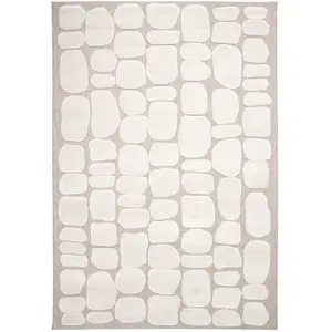AFK Living Tapis en relief style japandi 120 x 170 pas cher