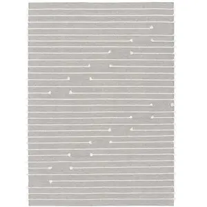 AFK Living Tapis naturel 100% laine gris 160 x 230 pas cher