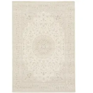 AFK Living Tapis design doux et luxueux facile à entretenir beige 200 x 290