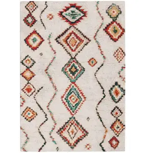 AFK Living Tapis épais et confortable style ethnique 140 x 200 pas cher