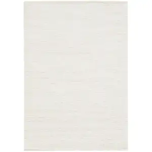 AFK Living Tapis design ultra doux en fibres recyclées beige 200 x 290 pas cher