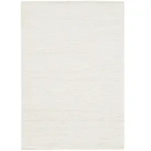 AFK Living Tapis design ultra doux en fibres recyclées beige 160 x 230 pas cher