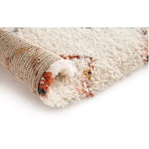 AFK Living Tapis shaggy design doux et volumineux beige 200 x 290 pas cher