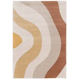 AFK Living Tapis très doux et facile à entretenir multicolore 120 x 170 pas cher