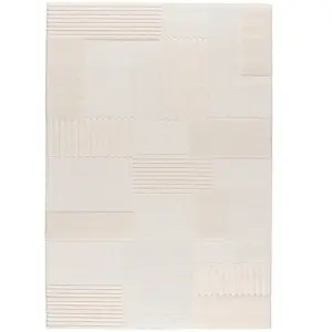 AFK Living Tapis tendance ultra doux beige 160 x 230 pas cher