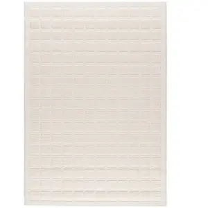 AFK Living Tapis tendance ultra doux beige 200 x 290 pas cher
