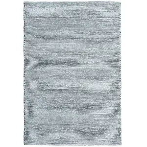 Tapis En Coton Recyclé Tissé À La Main Bartolo Gris pas cher