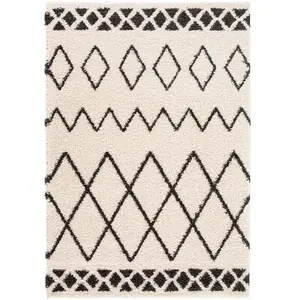AFK Living Tapis doux et épais de style ethnique 200 x 290 pas cher