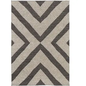 AFK Living Tapis design en fibres recyclées 120 x 170 pas cher