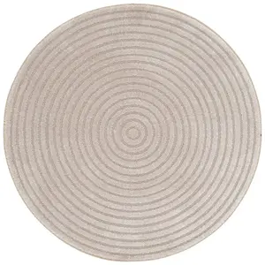 AFK Living Tapis rond design avec effet relief 160 x 160 pas cher