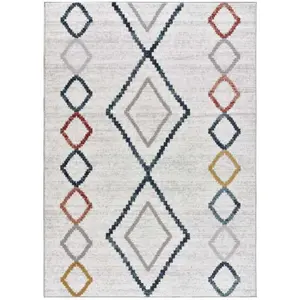 AFK Living Tapis tissé fin de style contemporain multicolore 80 x 150