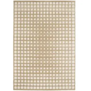 AFK Living Tapis avec effet relief très doux marron 200 x 290 pas cher