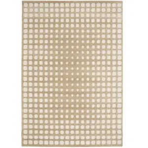 AFK Living Tapis avec effet relief très doux marron 120 x 170 pas cher